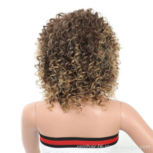 MYZYR private label,cheap heat resistant high quality synthetic wig 20 inch synthetic wig, African synthetic wig supplier